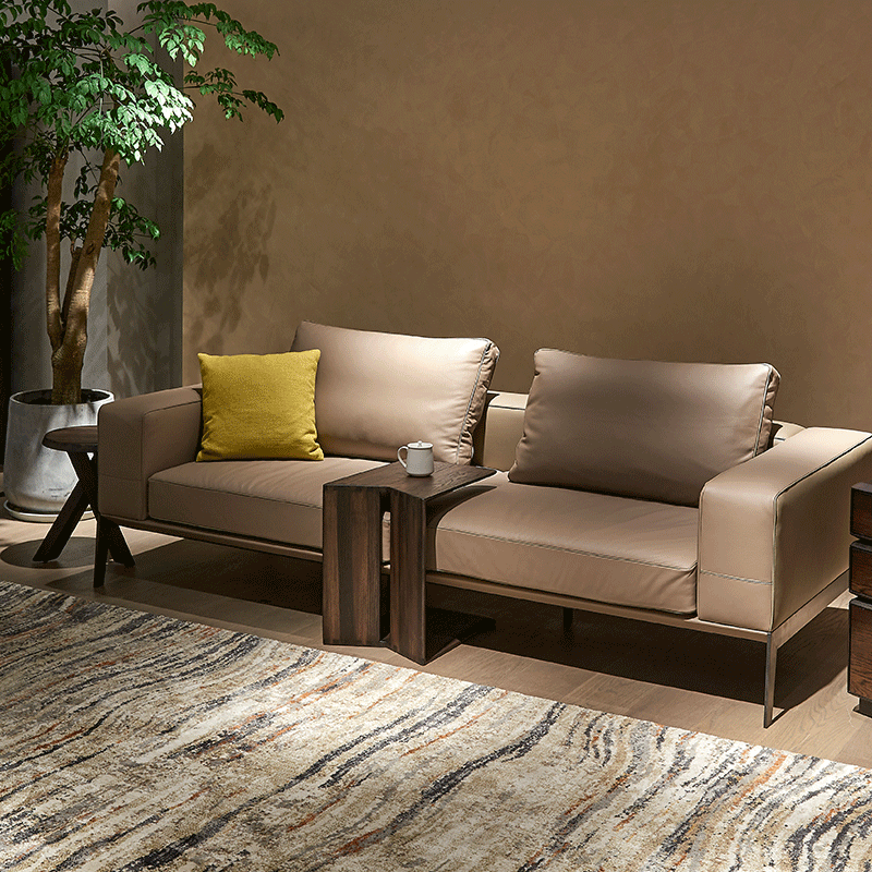 Ensemble de tables d'appoint en bois de frêne