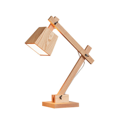 Lampe de table en bois massif Caiman
