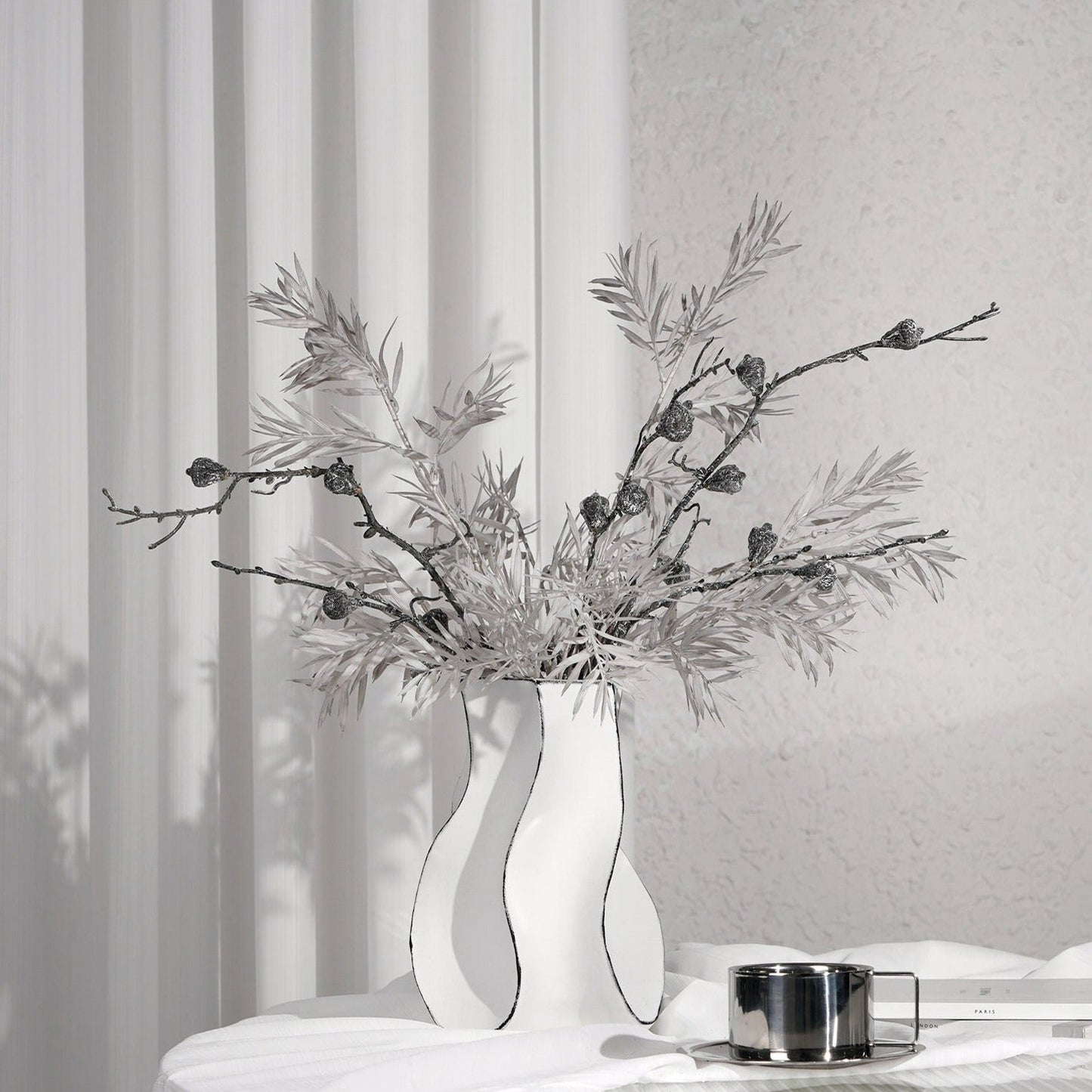 Vase de table en céramique Guillory