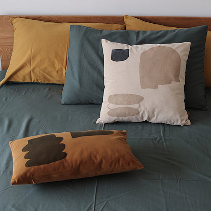 Ensemble de 3 coussins décoratifs en velours Kangana