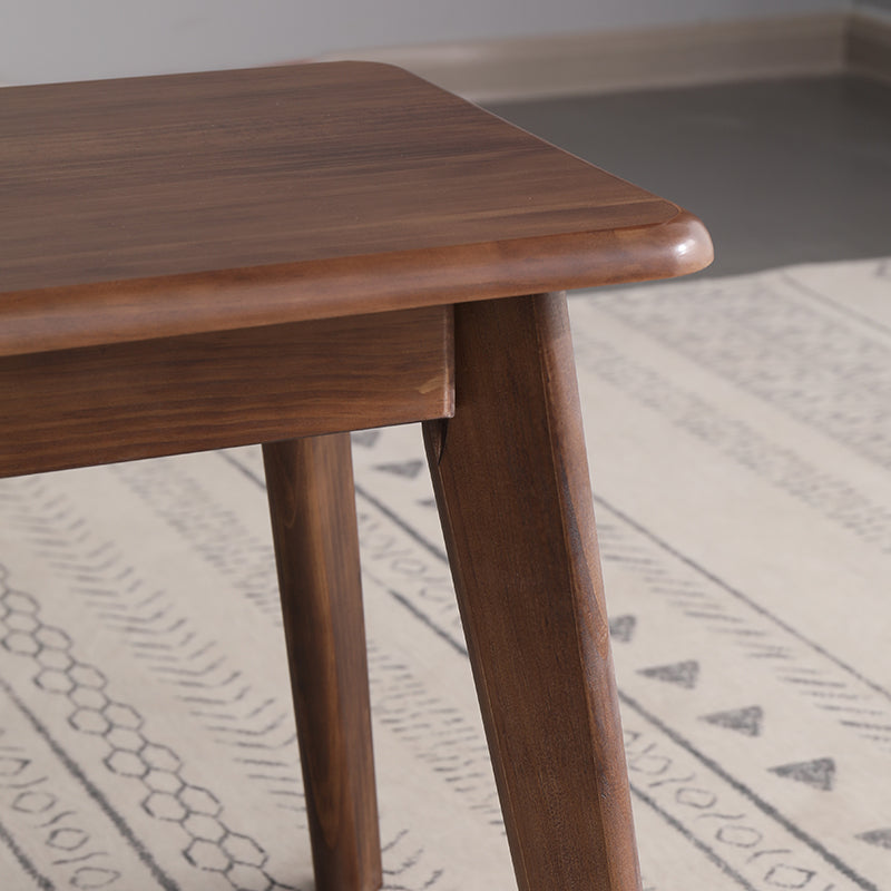 Banc LINCOLN Nordic Modern en bois massif, tabouret long 