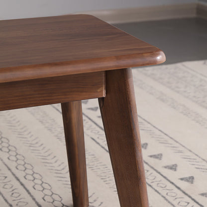 Banc LINCOLN Nordic Modern en bois massif, tabouret long 