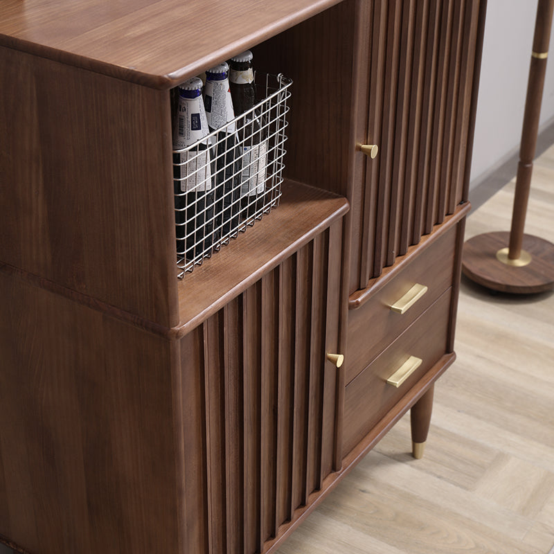 Buffet en bois massif ADELE HYATT (2 tailles, 4 couleurs)