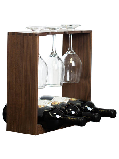 Casier à bouteilles et verres Arcelia