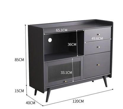 Buffet nordique HENRY, armoire de rangement de cuisine 