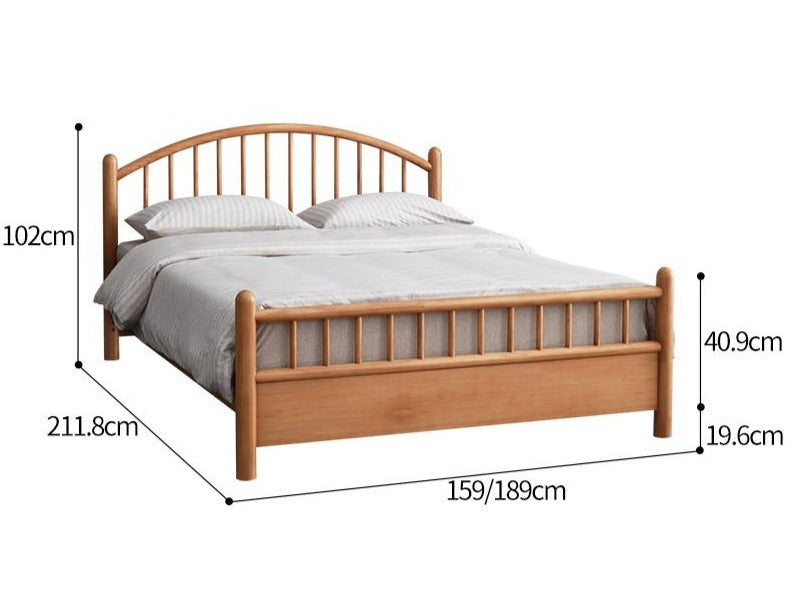 Lit classique minimaliste CAMERON 1,2/1,5/1,8 m Super Single / Queen / King Size