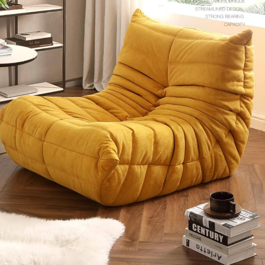 Fauteuil en velours Kruska