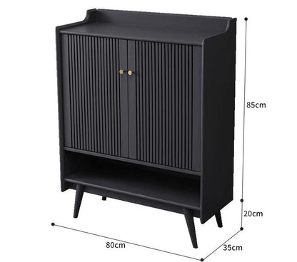 Buffet de rangement nordique Luis Buffet / Meuble à chaussures en bois massif 