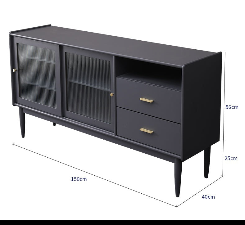 Buffet AMALIA Scandinavia Buffet moderne en bois massif (4 couleurs)