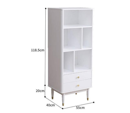 Bibliothèque classique moderne ANGEL en bois de pin 