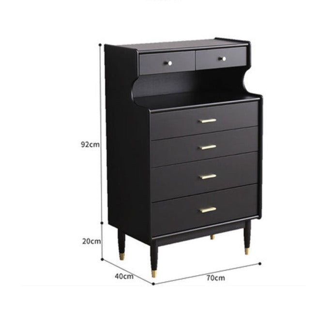 Commode à tiroirs Charlee SWEDEN, meuble de rangement tout en bois massif