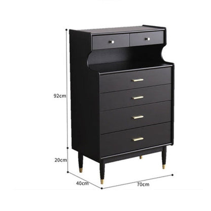 Commode à tiroirs Charlee SWEDEN, meuble de rangement tout en bois massif