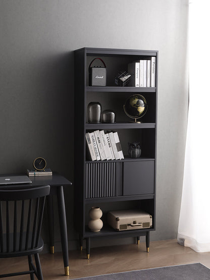 Bibliothèque ISABEL HYATT en bois massif nordique (2 tailles, 4 couleurs)