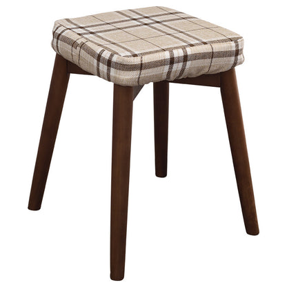 Tabouret coussin JAXON Table à manger et coiffeuse en bois massif 