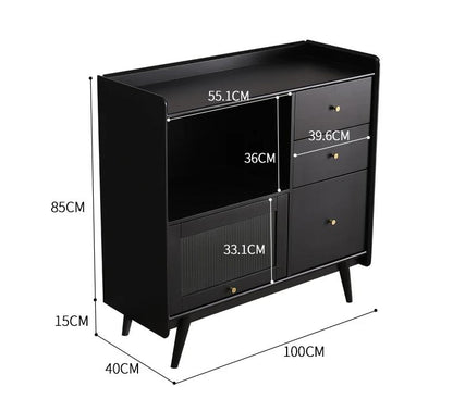 Buffet nordique HENRY, armoire de rangement de cuisine 