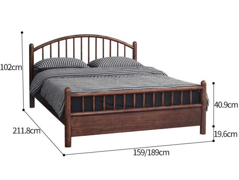 Lit classique minimaliste CAMERON 1,2/1,5/1,8 m Super Single / Queen / King Size