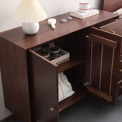 Buffet commode ALAYNA SWEDEN simple et moderne en bois massif