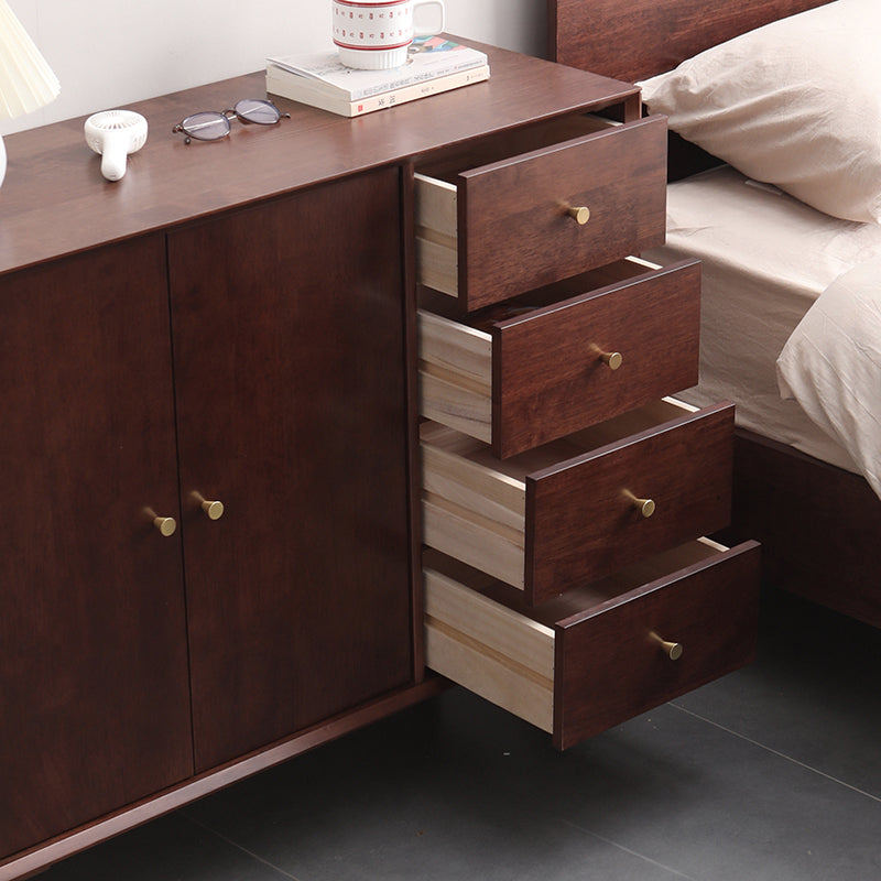 Buffet commode ALAYNA SWEDEN simple et moderne en bois massif