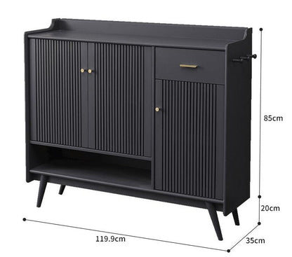 Buffet de rangement nordique Luis Buffet / Meuble à chaussures en bois massif 