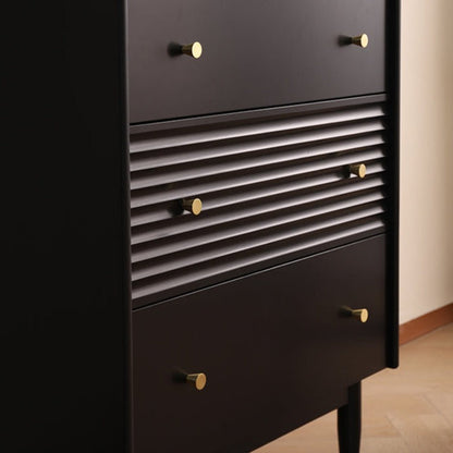 ISABELLE TOKYO Coiffeuse nordique avec miroir et style scandinave japonais (couleur noyer, noir, gris, blanc)