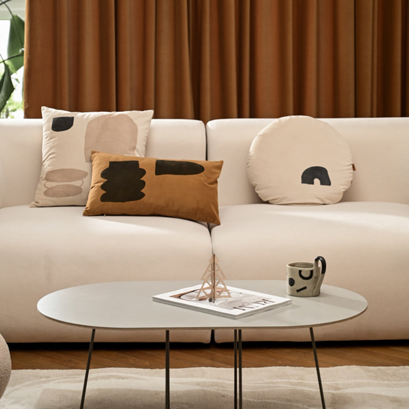 Ensemble de 3 coussins décoratifs en velours Kangana