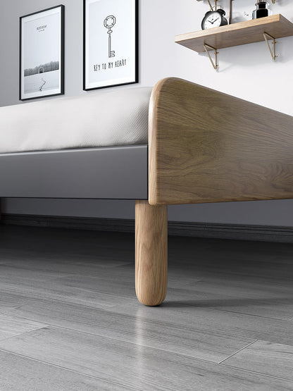 Lit simple / queen en bois massif ELIAS 1 / 1,2 / 1,5 m 