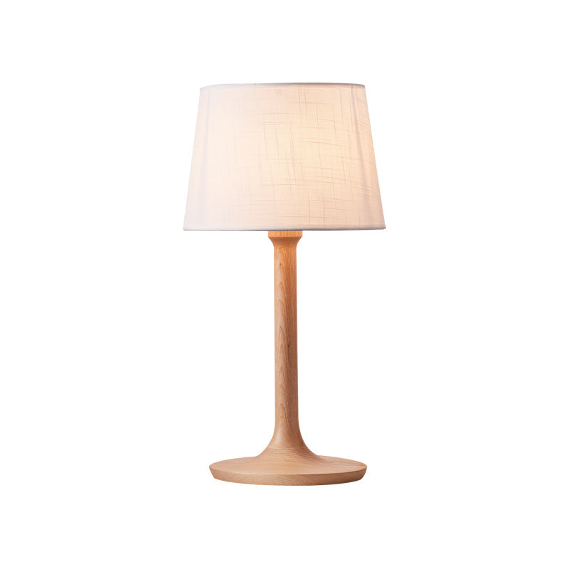 Lampe de table en bois massif Cheatham