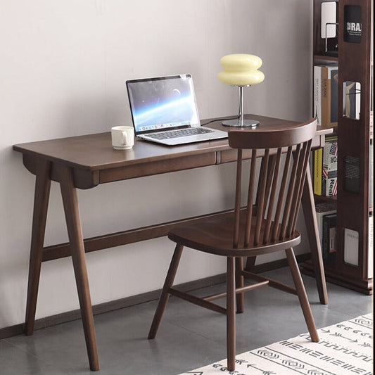 Bureau Juliana Kyoto Japonais Scandinave Bois Massif 