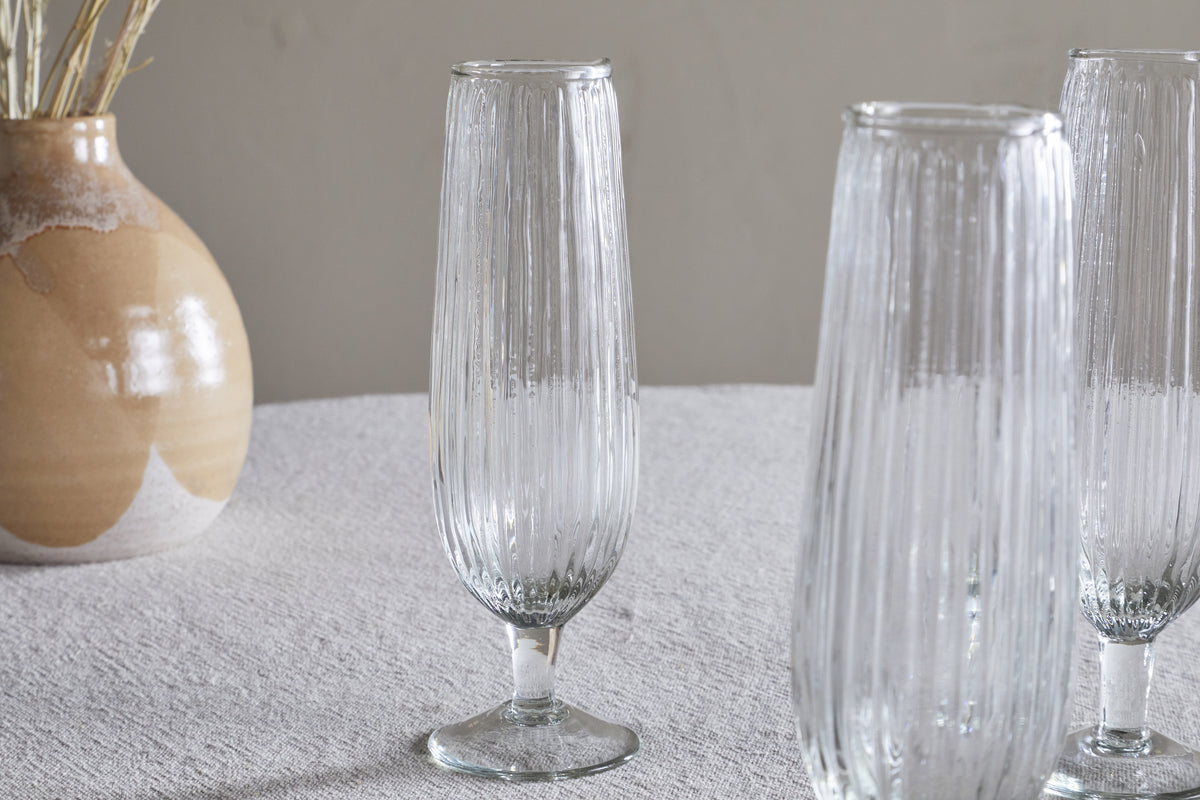 Flûte à champagne Otuba - Transparente (lot de 4)
