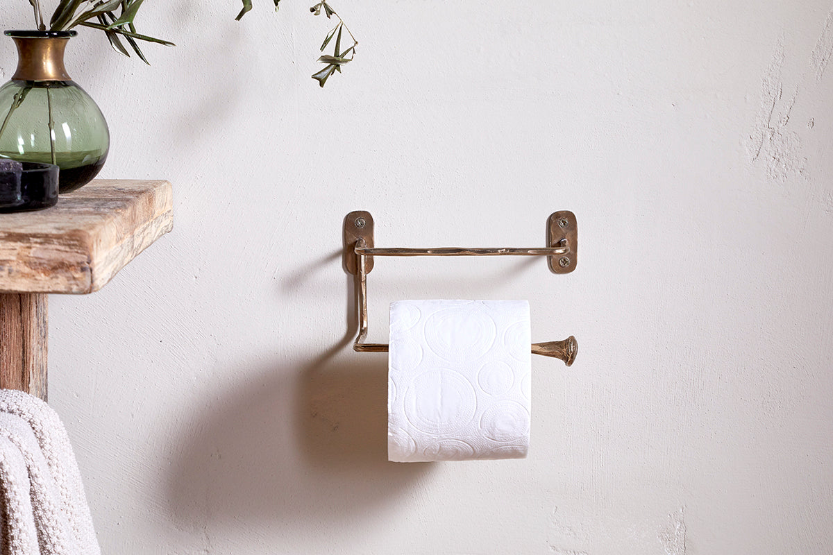 Porte-rouleau de papier toilette Olani - Laiton antique