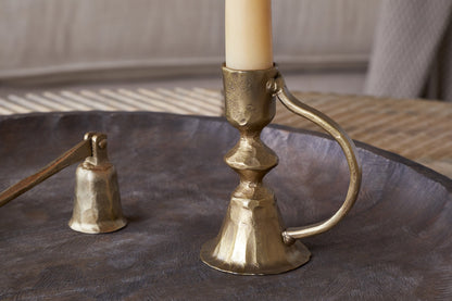 Bougeoir Prema - Laiton antique