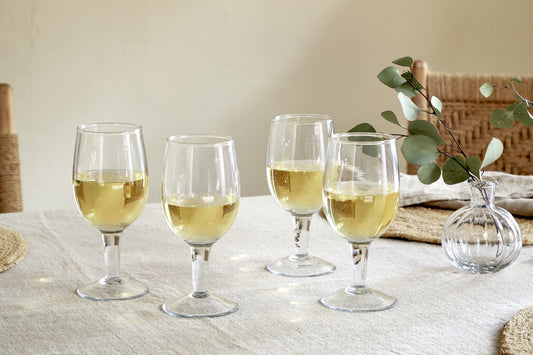 Verre à vin Pani - Transparent (lot de 4)