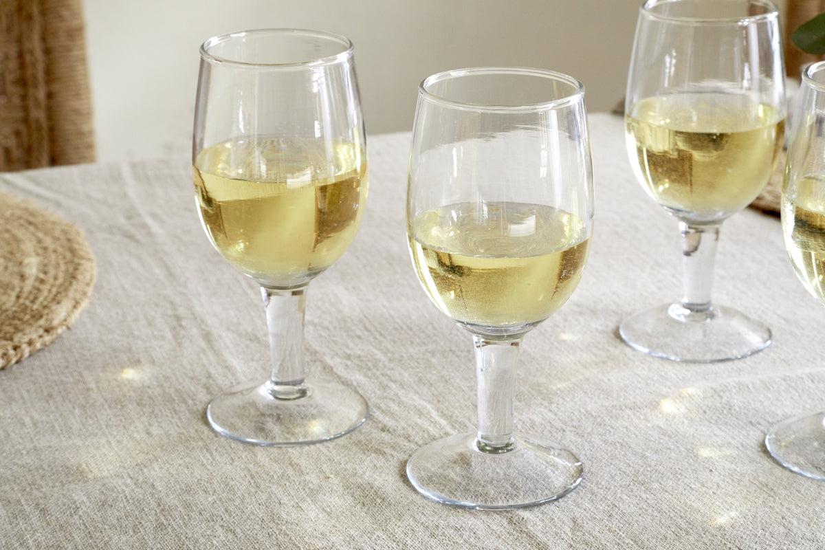 Verre à vin Pani - Transparent (lot de 4)