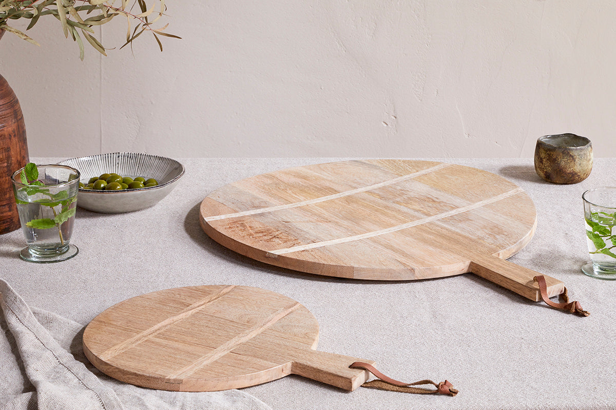 Planche à pizza à panneaux Pijja - Naturel