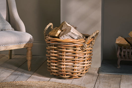 Panier épais en rotin
