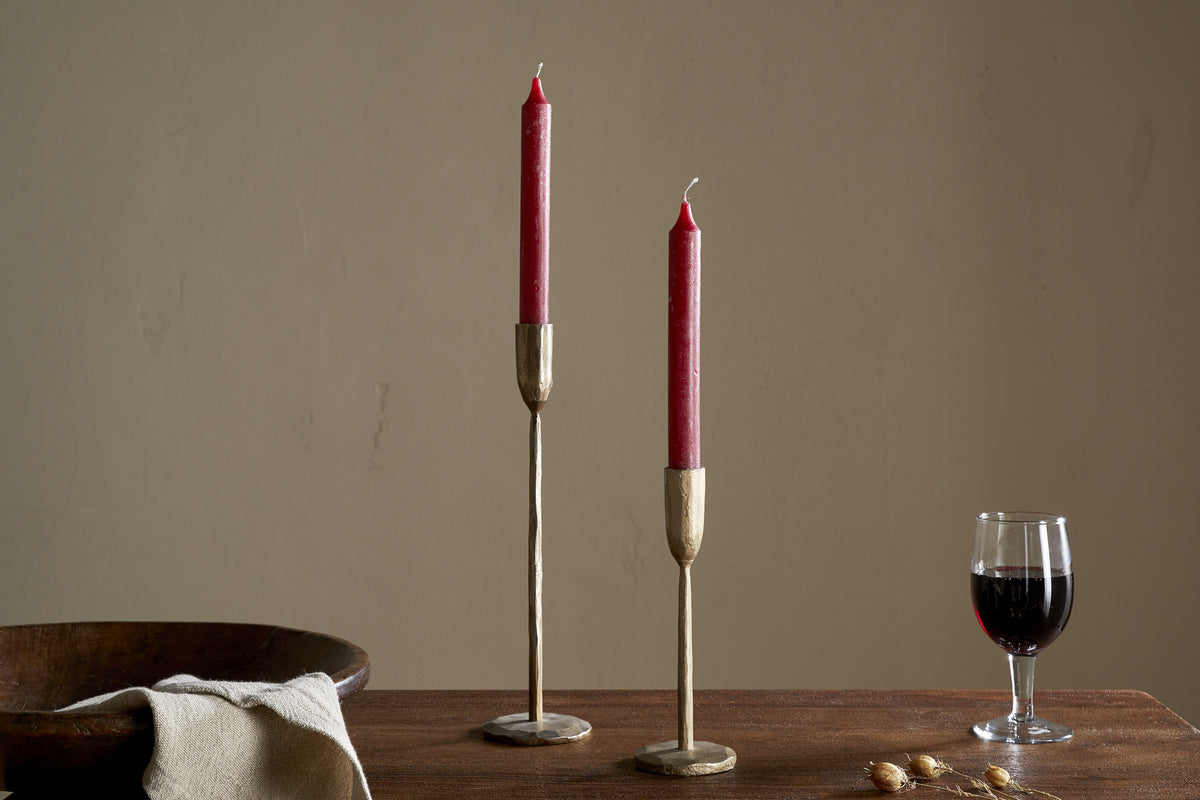 Bougie rustique au soja – Cerise foncée (lot de 2)