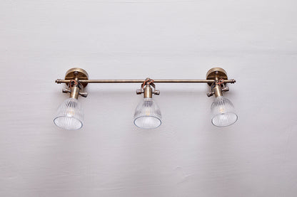 Barre de spots de plafond Rarni - Laiton antique