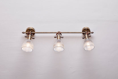 Barre de spots de plafond Rarni - Laiton antique