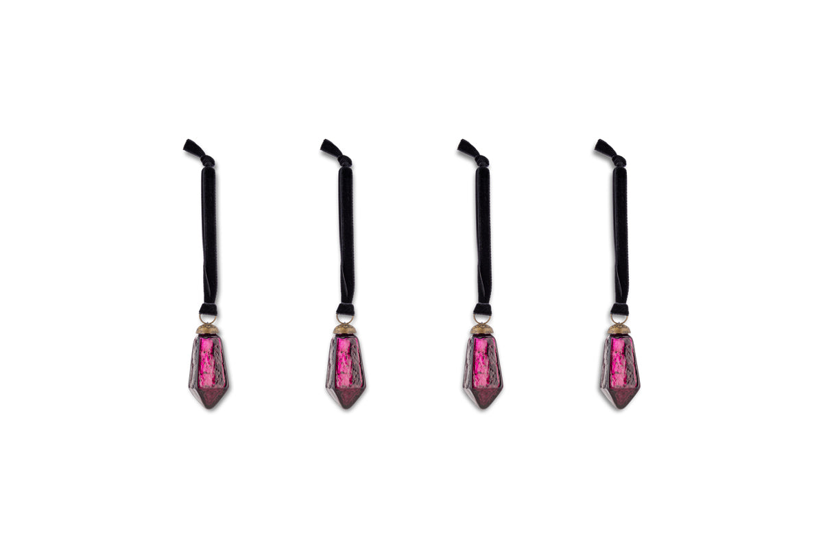Boules Ratnam - Rubis Petit (Lot de 4)