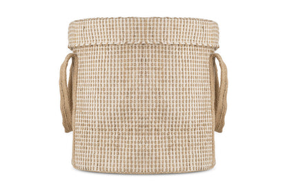 Panier à Linge Rohia - Naturel &amp; Crème