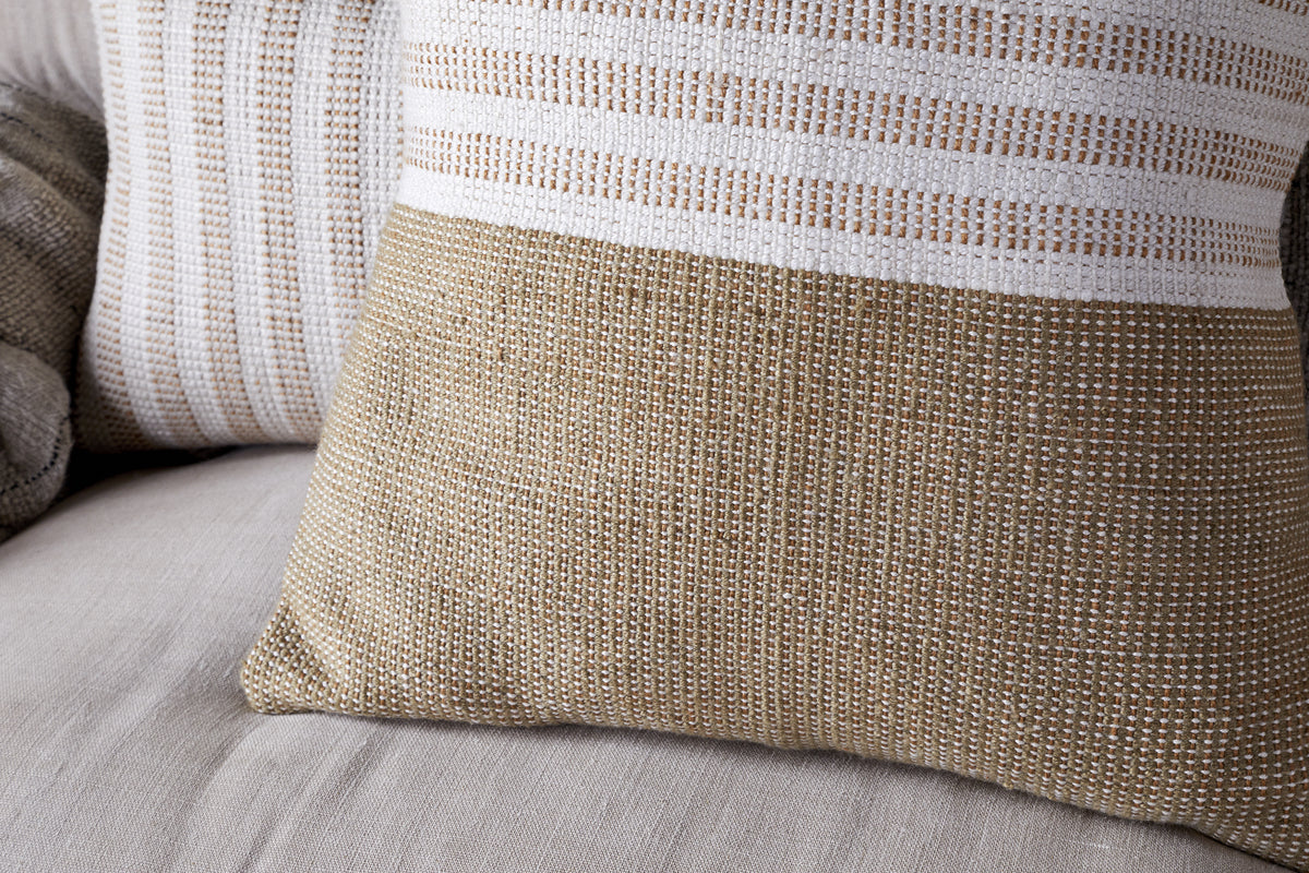 Housse de coussin recyclée Samata - Mousse