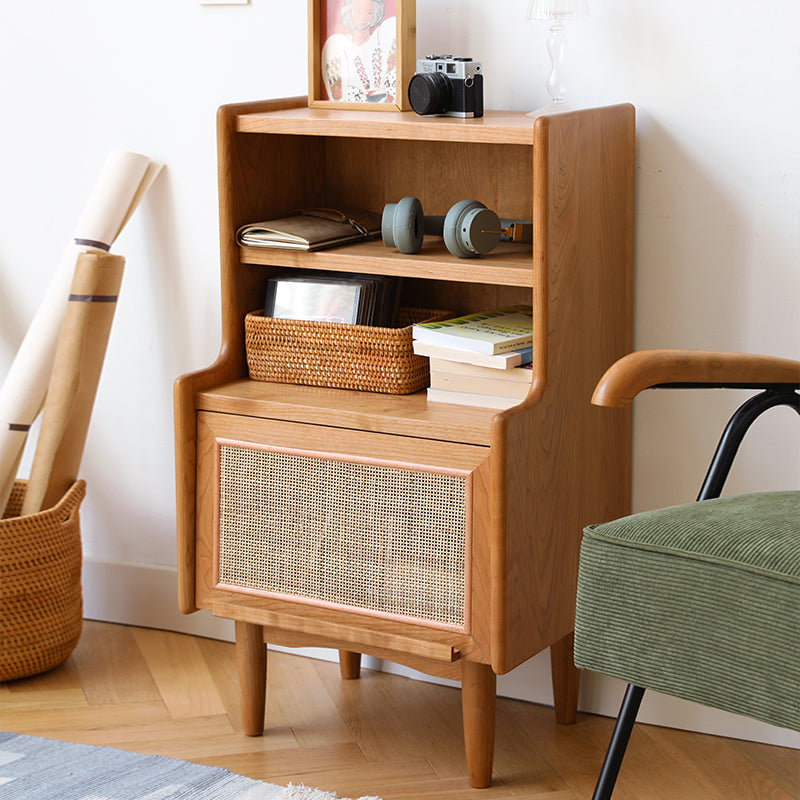 Table de chevet Hrasky 1 tiroir en bois massif 