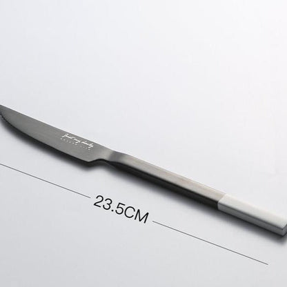 Ensemble de couverts en acier inoxydable Glamour