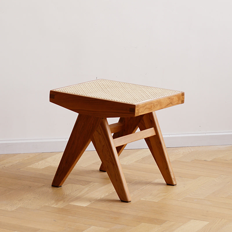 Banc et pouf en rotin Atticus