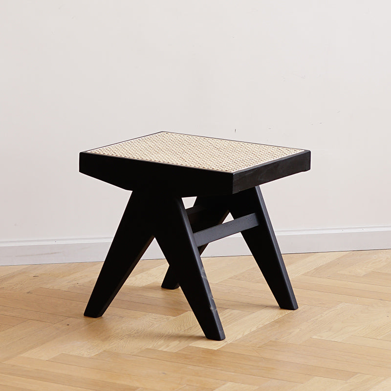 Banc et pouf en rotin Atticus