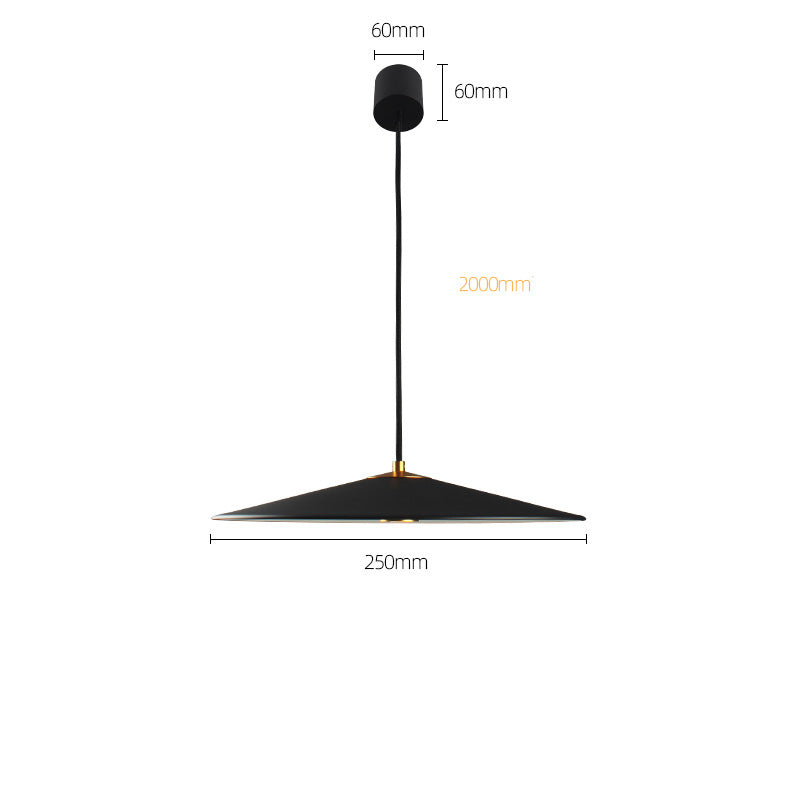 Suspension Fullwood à 1 ampoule et dôme simple 