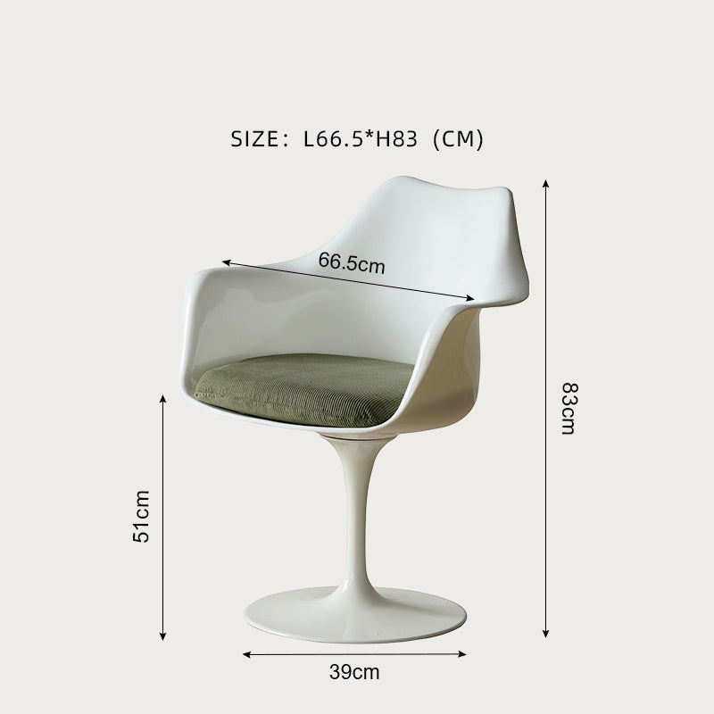 Chaise de salle à manger rotative Frizzell 