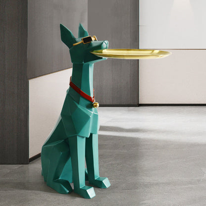 Table d'appoint Barthold en forme de chien