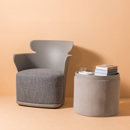 Fauteuil design capitonné Lilly 