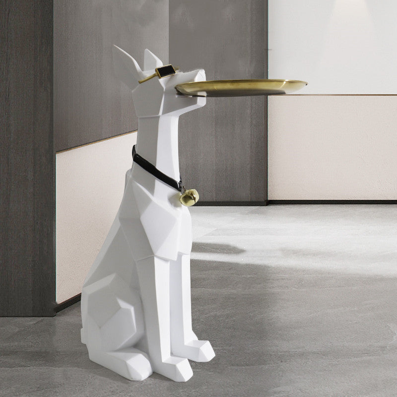 Table d'appoint Barthold en forme de chien